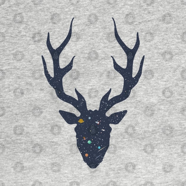 deer universe landscape by Mako Design 